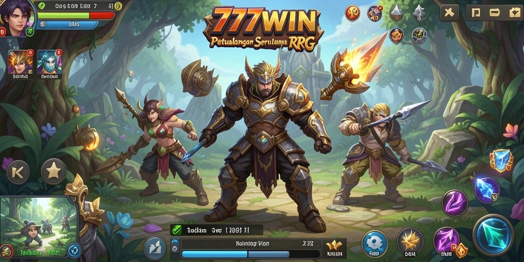 Tampilan gameplay RPG 777WIN yang penuh aksi dan petualangan.