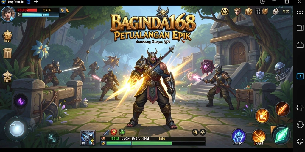 Screenshot gameplay BAGINDA168 menampilkan aksi seru dalam dunia RPG.