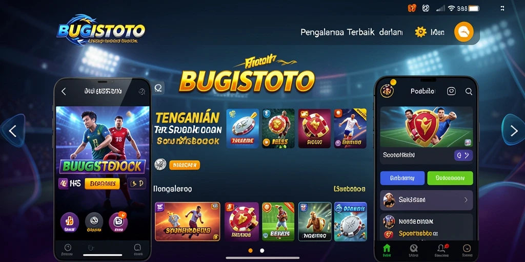 Tangkapan layar BUGISTOTO menampilkan antarmuka taruhan olahraga yang menarik.