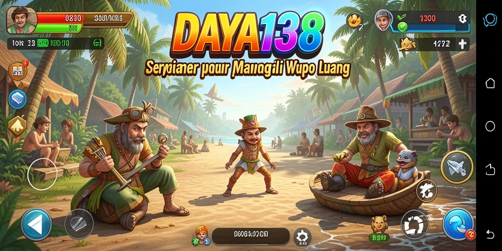 Tampilan gameplay mendebarkan dari permainan santai DAYA138.