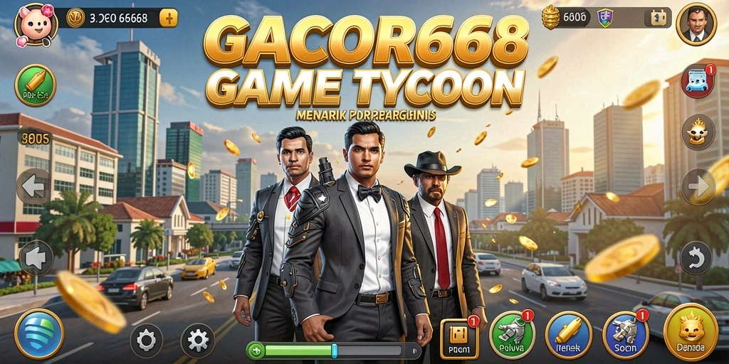 Screenshot utama GACOR668 menunjukkan gameplay Tycoon yang menarik.
