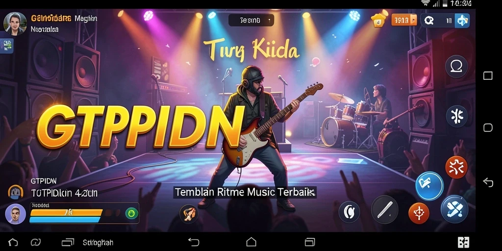 Tampilan gameplay GTPIDN yang menarik dan penuh warna.