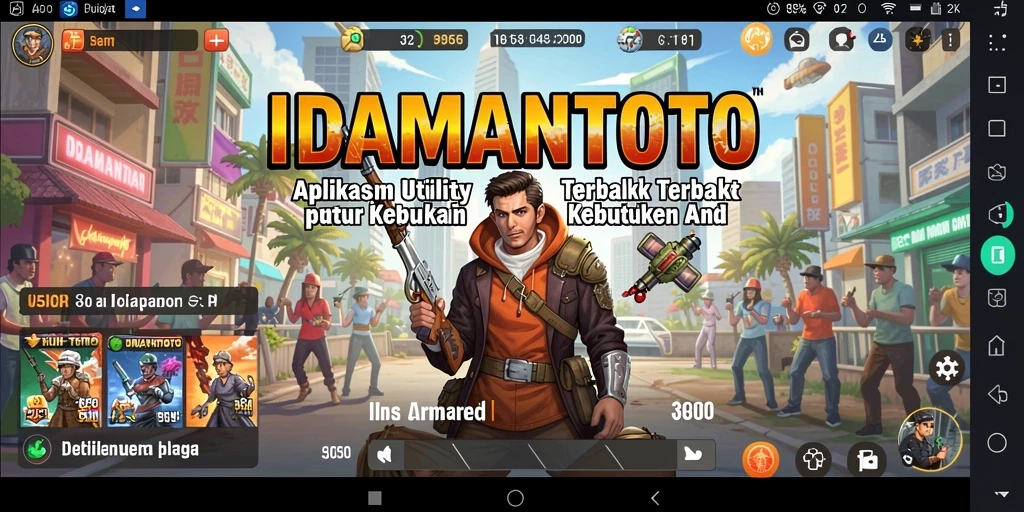 Tampilan antarmuka aplikasi IDAMANTOTO yang intuitif dan fungsional.