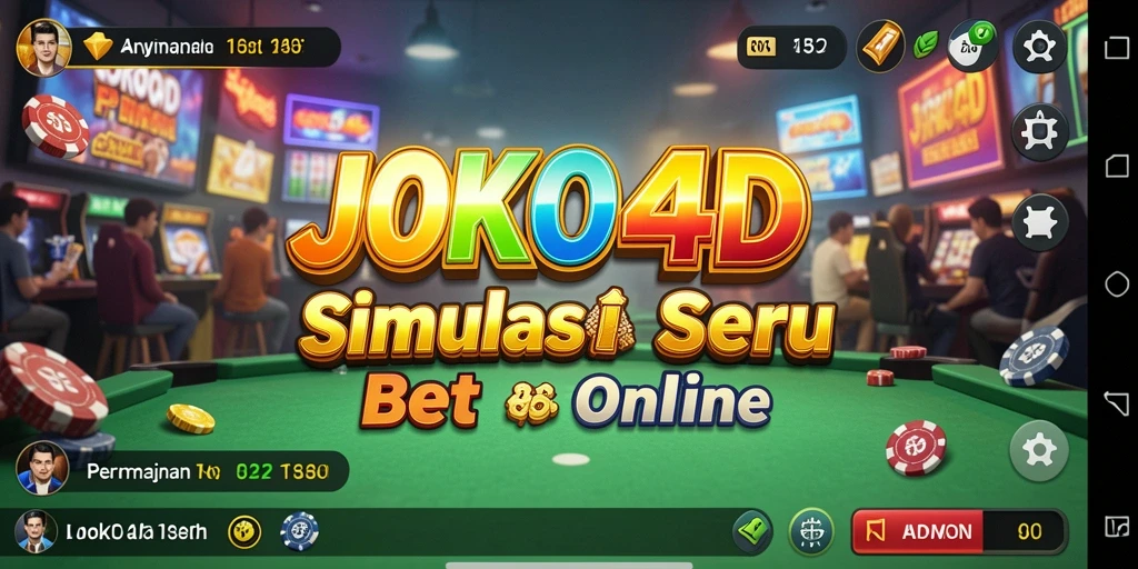 Screenshot JOKO4D menampilkan gameplay simulasi judi yang mendebarkan.