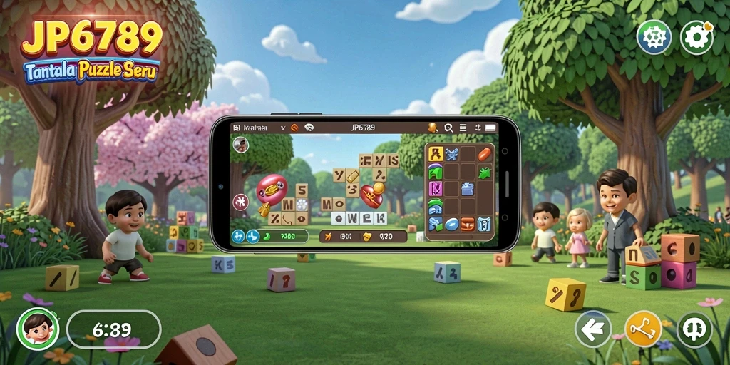 Tampilan gameplay <strong>JP6789</strong> yang menarik dan penuh warna.