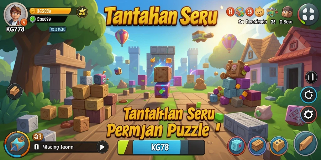 Screenshot KG778 menampilkan gameplay yang menarik dan tantangan puzzle.