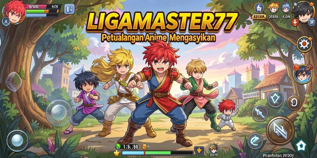 Gameplay seru di dunia Anime yang penuh petualangan.