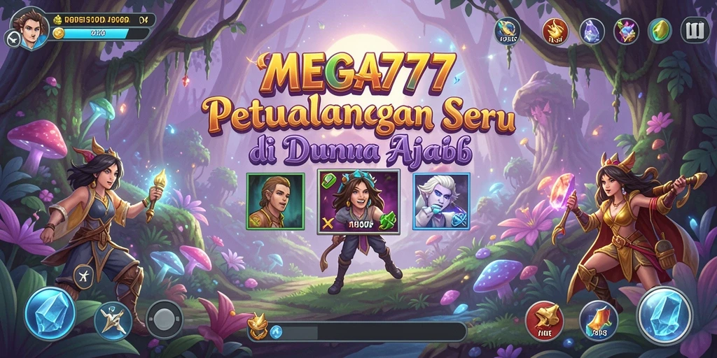 Gameplay MEGA777 yang penuh petualangan dan tantangan.