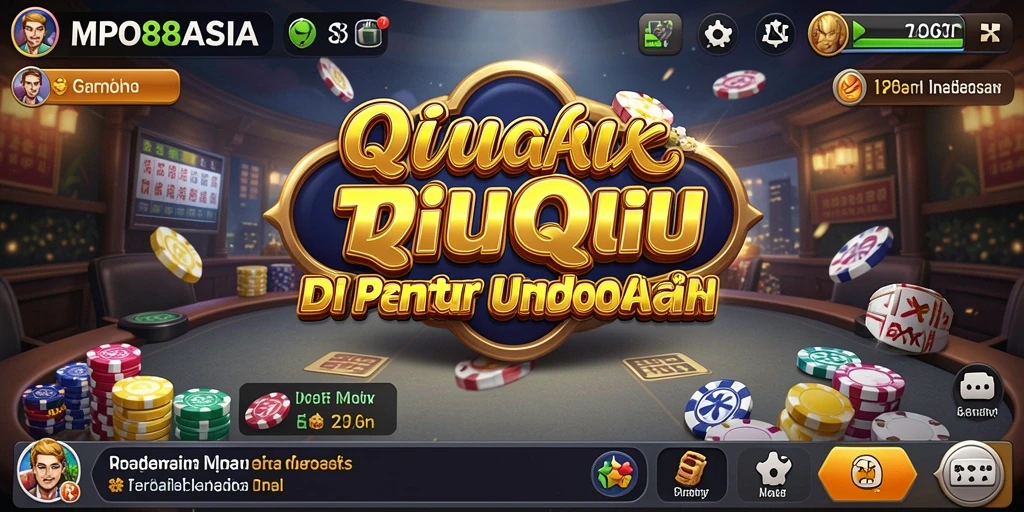 Screenshot gameplay QiuQiu yang menegangkan di MPO88ASIA.