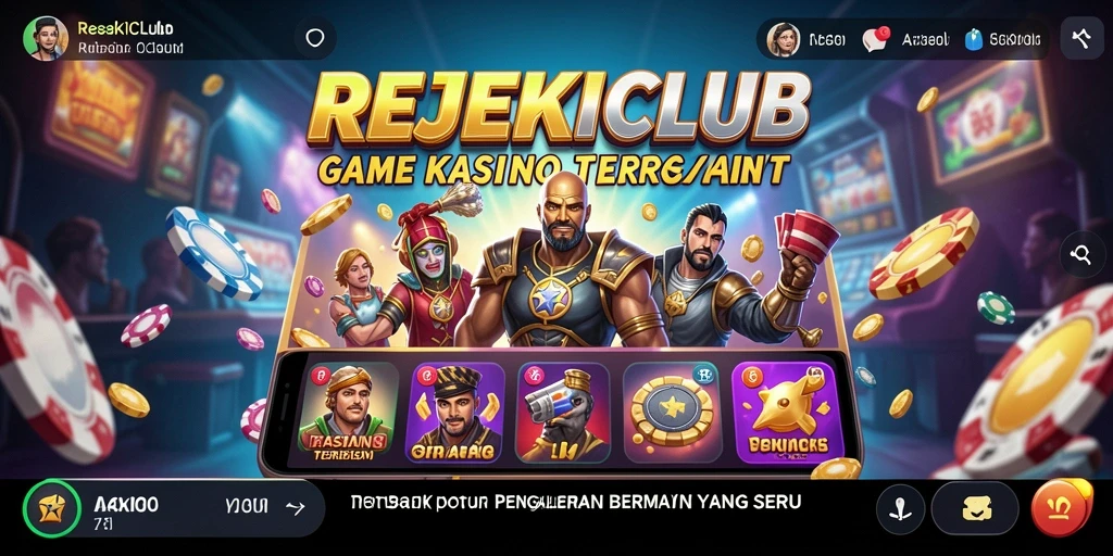 Tampilan menarik dari gameplay Kasino di REJEKICLUB.