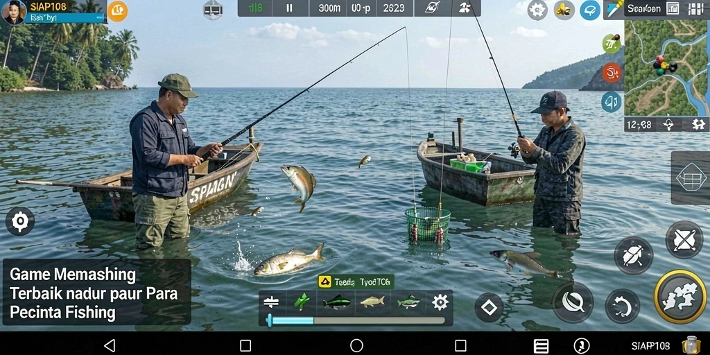 Tangkapan ikan yang fantastis dalam gameplay SIAP108.