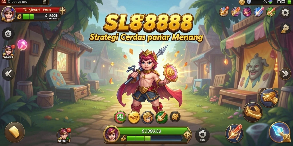 Tampilan gameplay SL888 dengan taktik strategi menarik.