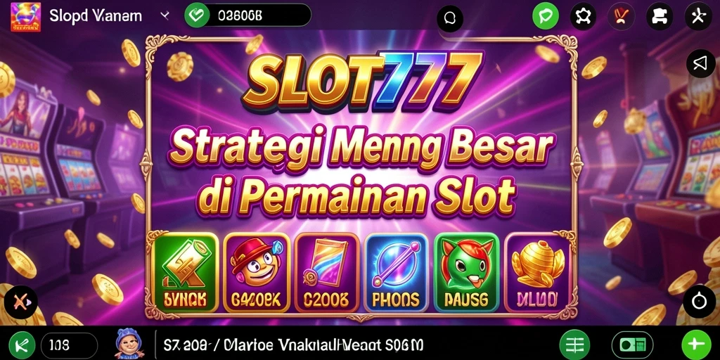 Tampilan gameplay SLOT777 yang menarik dan penuh strategi.