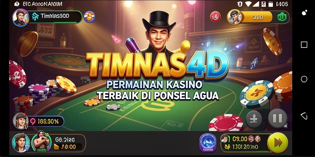 Tampilan gameplay Kasino yang seru dan interaktif di TIMNAS4D.