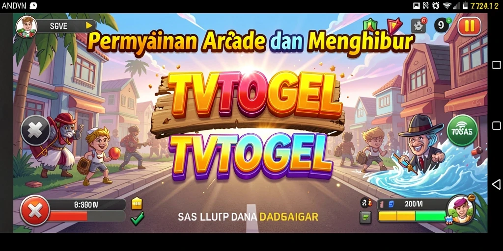 Tampilan gameplay TVTOGEL yang seru dan menantang di layar.